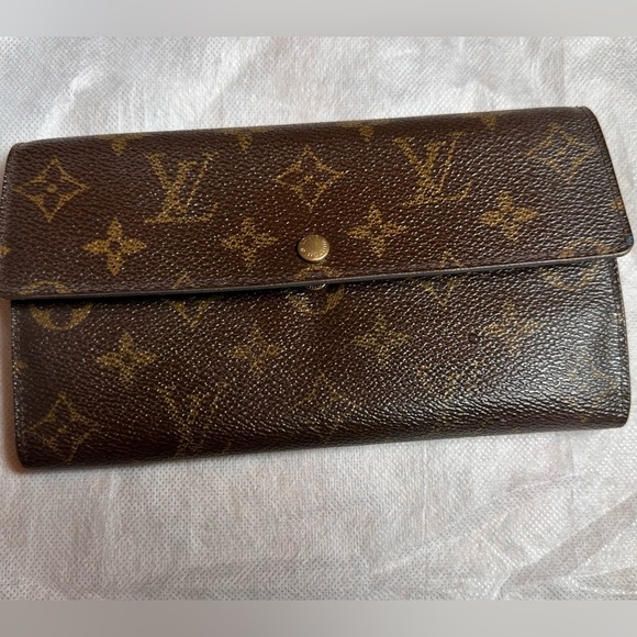 LOUIS VUITTON-TH0052 Full Wallet monogram Canvas - Picture 1 of 13